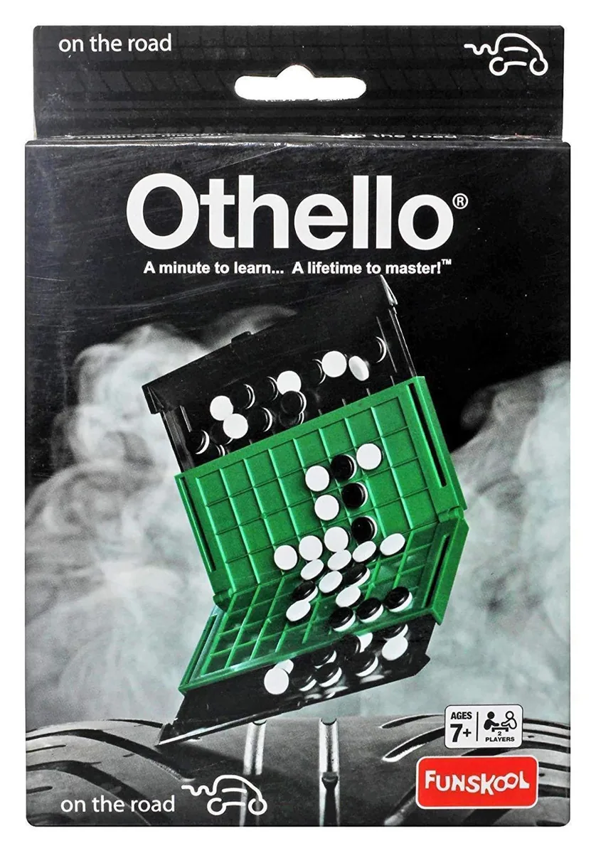 Front of Funskool's Travel Othello box
