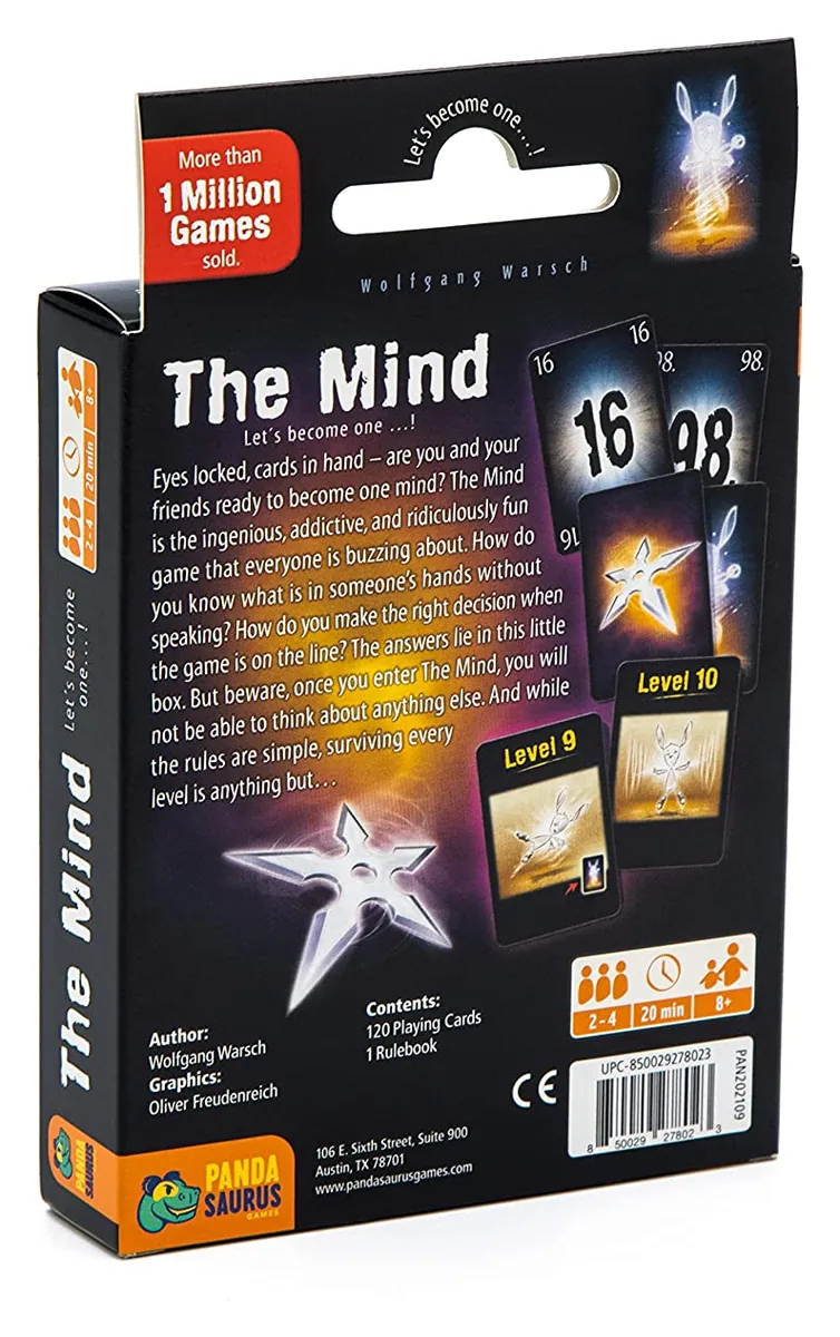 The back of The Mind box