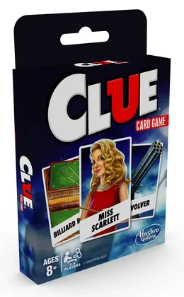 Clue Card Game box
