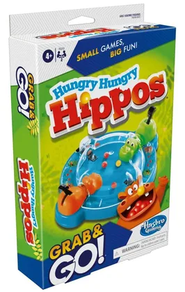 Hungry Hungry Hippos Grab and Go box