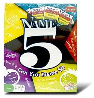 Name 5 box