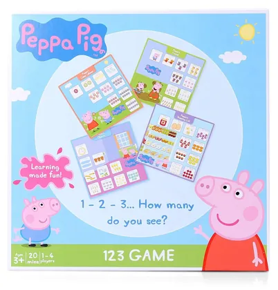 Peppa Pig 123 Game box